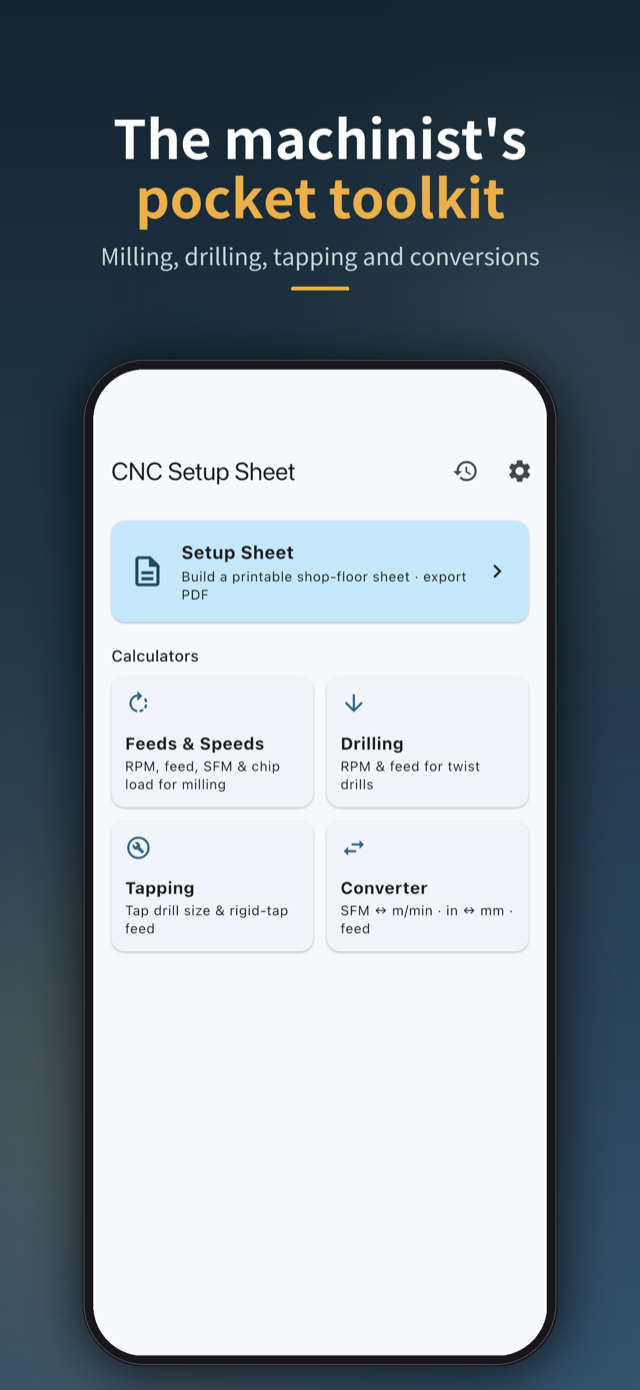 The machinist's pocket toolkit — milling, drilling, tapping and conversions